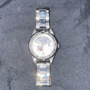 Invicta Silver and Black Disney Woman’s Watch